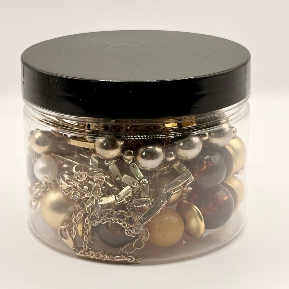 Gold-Tone Mystery Jewelry Jar - Picture 3 of 5